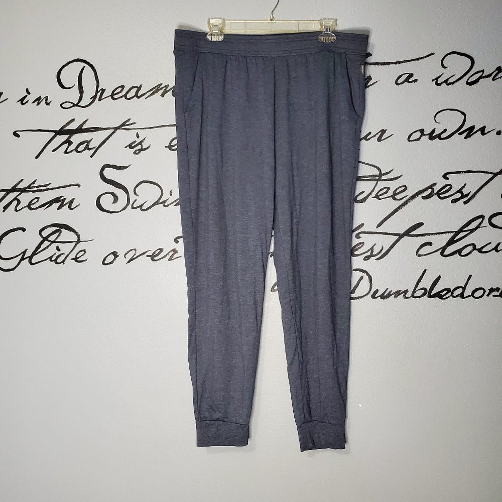 Eddie Bauer Women's Lounge Jogger Pants, Blueish-Gray, XL